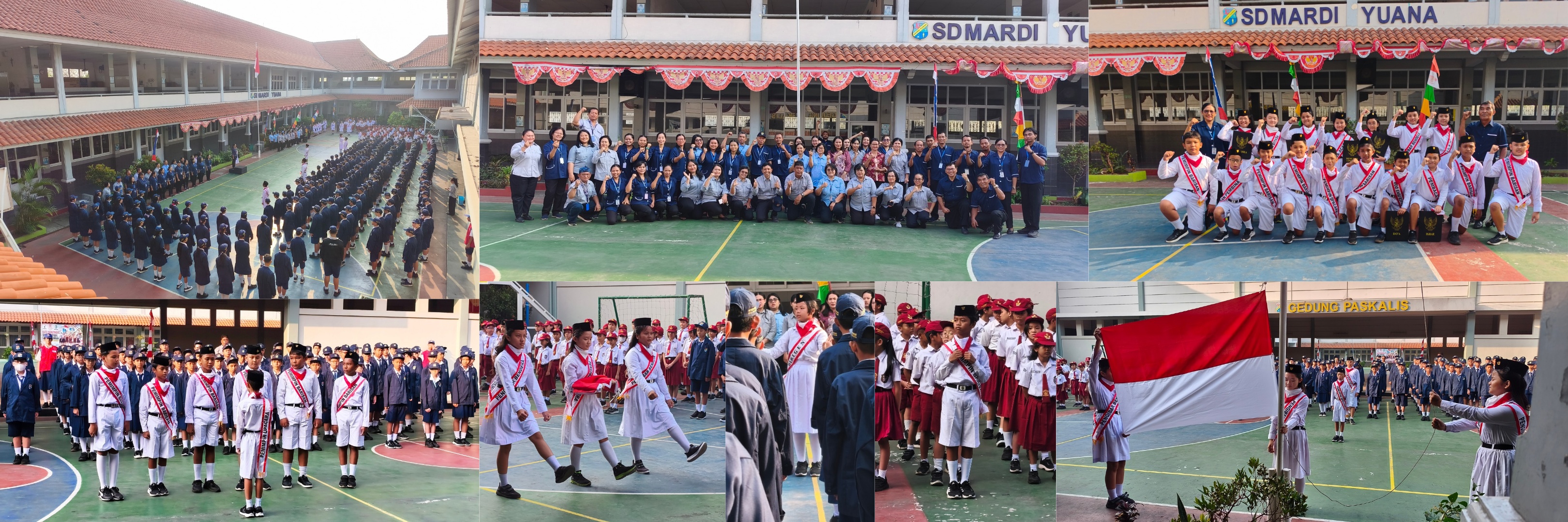 Upacara Memberingati HUT RI Ke - 81 di Mardi Yuana Cilegon